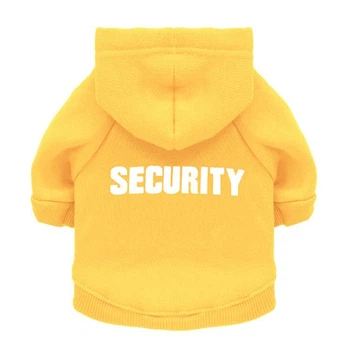 Худи для котов и кошек Pet Style "Security" Желтая XS