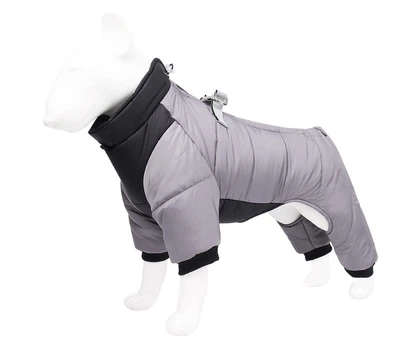 Синтепоновый комбинезон для котов и кошек Pet Style "DuoMM" Серый S