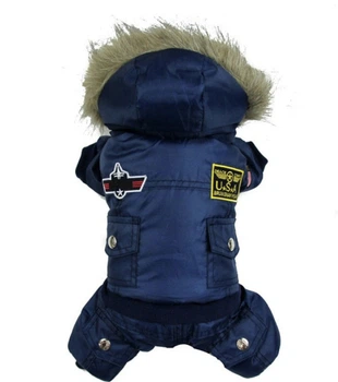 Зимний комбинезон для собак Pet Style "USA" Синий M