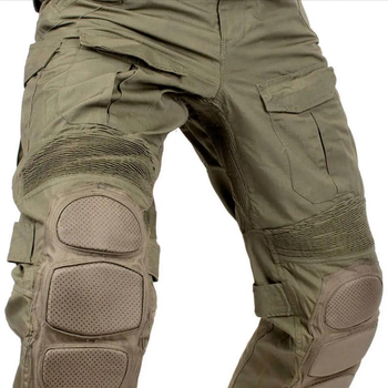 Чоловічі штани із наколінниками Sturm Mil-Tec Chimera Combat Pants олива розмір S