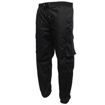 Мужские брюки джогеры рип-стоп черные размер S