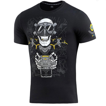 Мужская футболка M-Tac Drohnenführer черная размер 3XL
