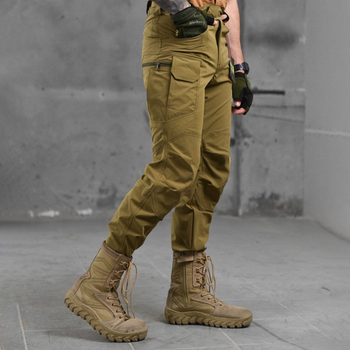 Мужские стрейчевые штаны 7.62 tactical рип-стоп койот размер M