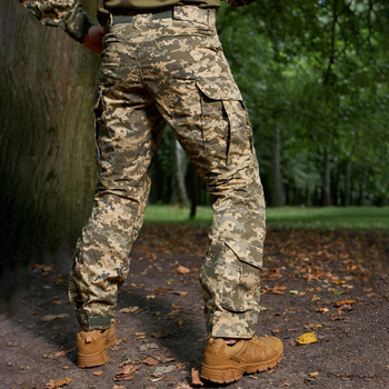Мужские штаны "Гетьман" с наколенниками Cordura 1000D пиксель размер XL