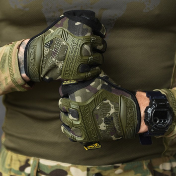 Безпалі рукавиці Mechanix M-Pact Fingerless із захисними накладками мультикам розмір M