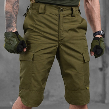 Мужские удлиненные шорты Kalista рип-стоп олива размер 3XL