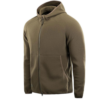 Флісова Кофта M-Tac Lite Microfleece Hoodie з капюшоном олива розмір L