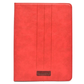 Универсальный чехол книжка 360 Universal Vertical для планшетов 9-10" дюймов red