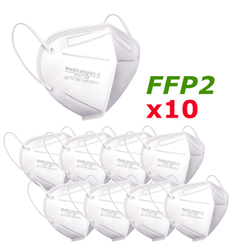 Респиратор Medicalspan FFP2 10 шт (Б202010)