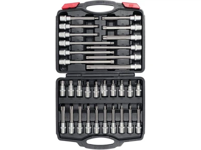 Набор насадок TORX в держателе, 1/2", 32 ед. YATO (YT-77541)