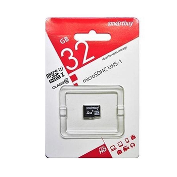 Карта памяти micro-SDHC 32Gb Smartbuy Class10 no box (51628)