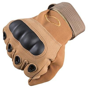 Тактичні рукавички довгі пальці, розмір Pro XL, бежевий.