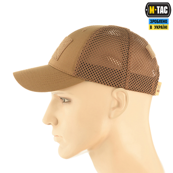 Тактична сітка з бейсболка S/M M-Tac Flex Elite Coyote Brown