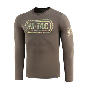 Футболка рукав довга XL Olive M-Tac Logo Dark