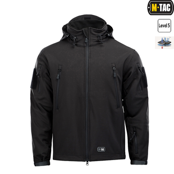 Куртка Soft Shell з підстібкою M-Tac Чорний XS
