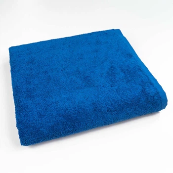 Банное махровое полотенце GM Textile 70х140см 400г/м2 (Синий)