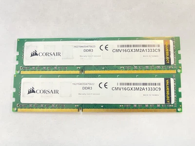 Оперативная память CORSAIR DDR3 16Gb Kit (2x8Gb) 1333MHz PC3-10600 Б/У