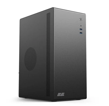 Корпус 2e Credo v200b-400, з бп 2e atx400, 2xUSB3.0, 1x80мм, vga 250мм, mATX, чорний 2e-v200b-400