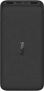 УМБ Xiaomi Redmi PowerBank 20000 mAh Fast Charge 18W PB200LZM Black (VXN4304GL) (26922/20323094) - Уцінка