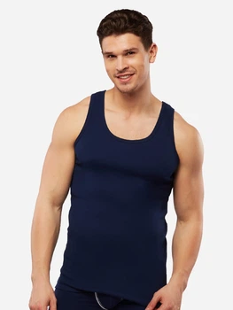 Майка нательная мужская хлопковая Uniconf MB31 M Dark Blue (5942542917000)
