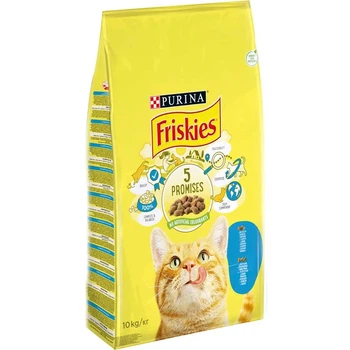 Сухий корм для котів Friskies лосось та овочі 10 кг