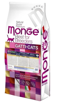 Сухий корм для котів Monge Cat Bwild Low Grain м'ясо зайця 10 кг (70004923)