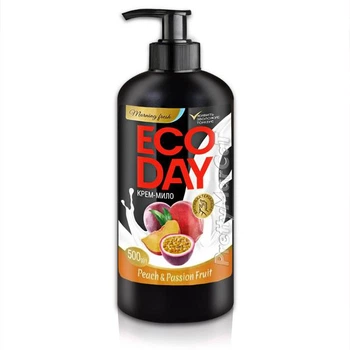 Жидкое крем-мыло EcoDay Персик и маракуйя 500 г