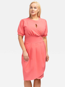 Сукня міді літня жіноча Karko SB150 46 Рожева (5903676072805)