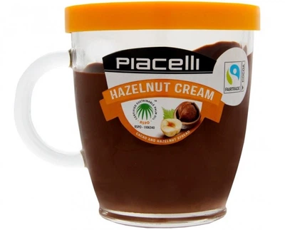 Шоколадная паста Piacelli Duo какао и арахис 300 г + чашка