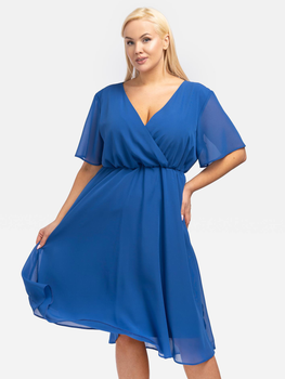Сукня міді літня жіноча Karko SB272 46 Синя (5903676095774)