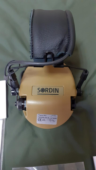 Активні навушники SORDIN SUPREME MIL AUX SLIM HB SAND 74308-05-S