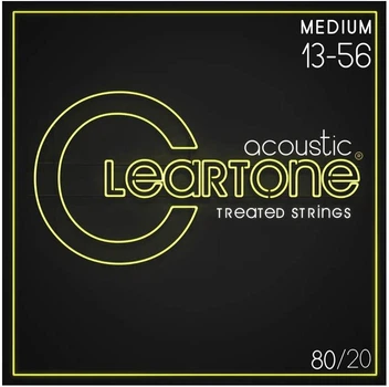 Струны для акустической гитары Cleartone 7613 Acoustic 80/20 Bronze Medium (13-56)