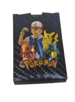 Набор коллекционных карт покемон pokemon 55 штук черные