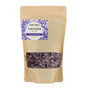 Соль для ванны Folk&Flora Лаванда 500 г 4751030835020