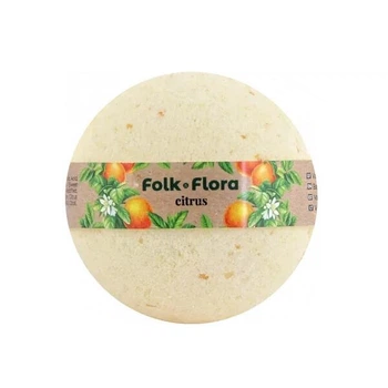 Бомбочка для ванны Folk&Flora Цитрус 130 г 4751030834757