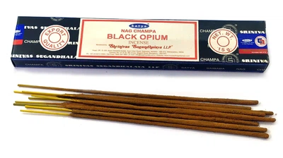 Благовоние пыльцовое Black Opium Черный Опиум 15 гр Satya 33798