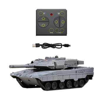 Дитячий танк на радіокеруванні Leopard А-Toys 777-584 Сірий