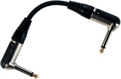 Инструментальный патч-кабель для гитарных педалей Rockcable RCL30111 D6 Instrument Patch Cable (15cm)