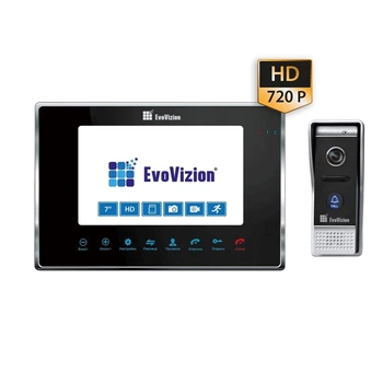 EvoVizion VP-706AHD Black + DP-05AHD Комплект домофона