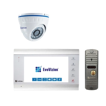 EvoVizion VP-701 White + DP-03 Silver cam Комплект домофона