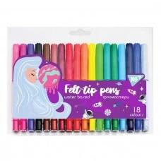 Фломастеры&nbsp;YES&nbsp;Cosmic&nbsp;girl&nbsp;18&nbsp;цв