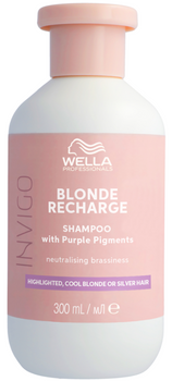Шампунь-нейтрализатор Wella Professionals Invigo Blonde Recharge Cool Blonde Color Refreshing для холодних відтінків блонду 300 мл (4064666339030)