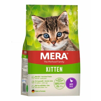 Беззерновой сухой корм MERA Cats Kitten Duck (Ente) корм для котят с уткой 400г