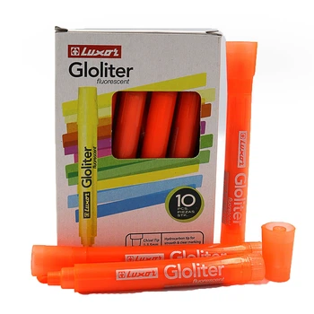 Маркер текстовиділювач Luxor Gloliter fluorescent 1-3,5мм помаранчевий (4133T)