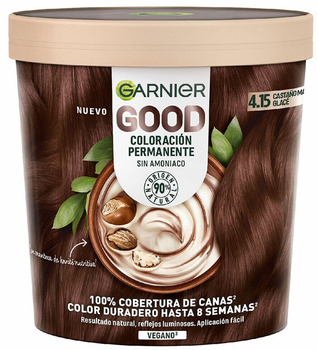 Стійка фарба для волосся Garnier Good 4.15 Chestnut Brown Glace без аміаку 217 мл (3600542518833)