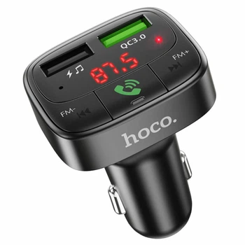 Aвтомобильный FM-трансмиттер Hoco E59 Promise QC3.0 Black