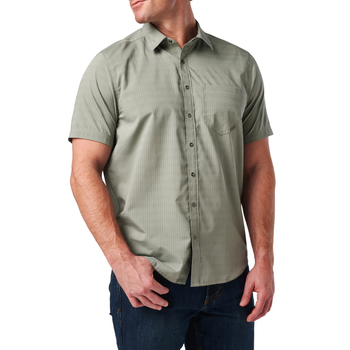 Сорочка тактична 5.11 Tactical Aerial Short Sleeve Shirt Mortar L (71378-095)