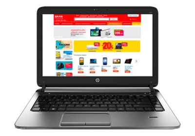 Ноутбук HP ProBook 430 G1- Intel-Core-i3-4005U-1,70GHz-4Gb-DDR3-500Gb-HDD-W13.3-Web-(B)- Б/У