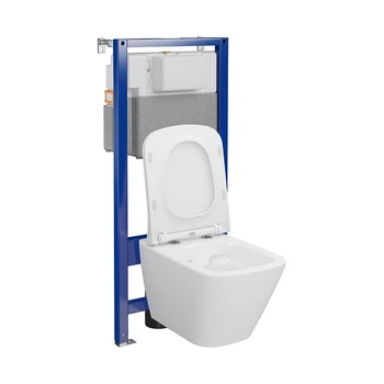 CERSANIT C16 инсталляционный комплект AQUA 50 QF CITY CleanOn сиденье 3в1