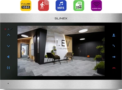 Видеодомофон Slinex SL-10N Cloud / Wi-Fi Silver-Black